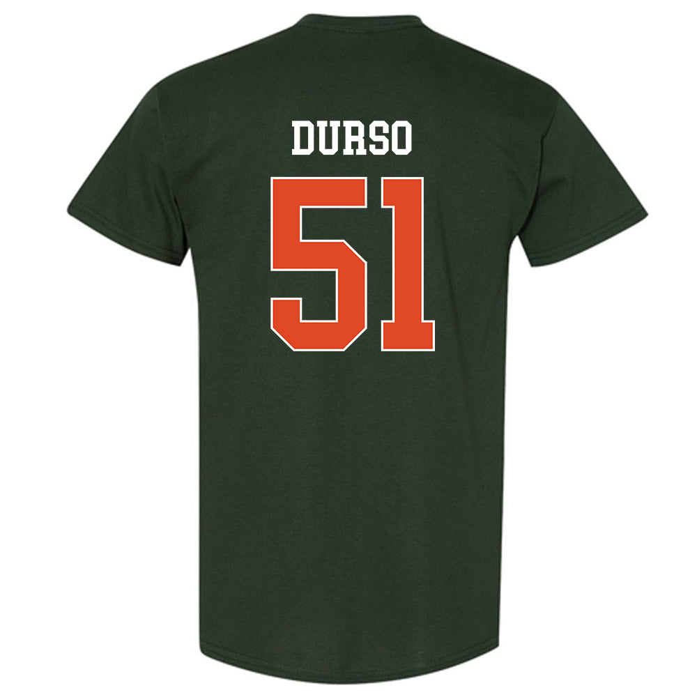 Miami - NCAA Baseball : Jack Durso - Classic Shersey T-Shirt-1
