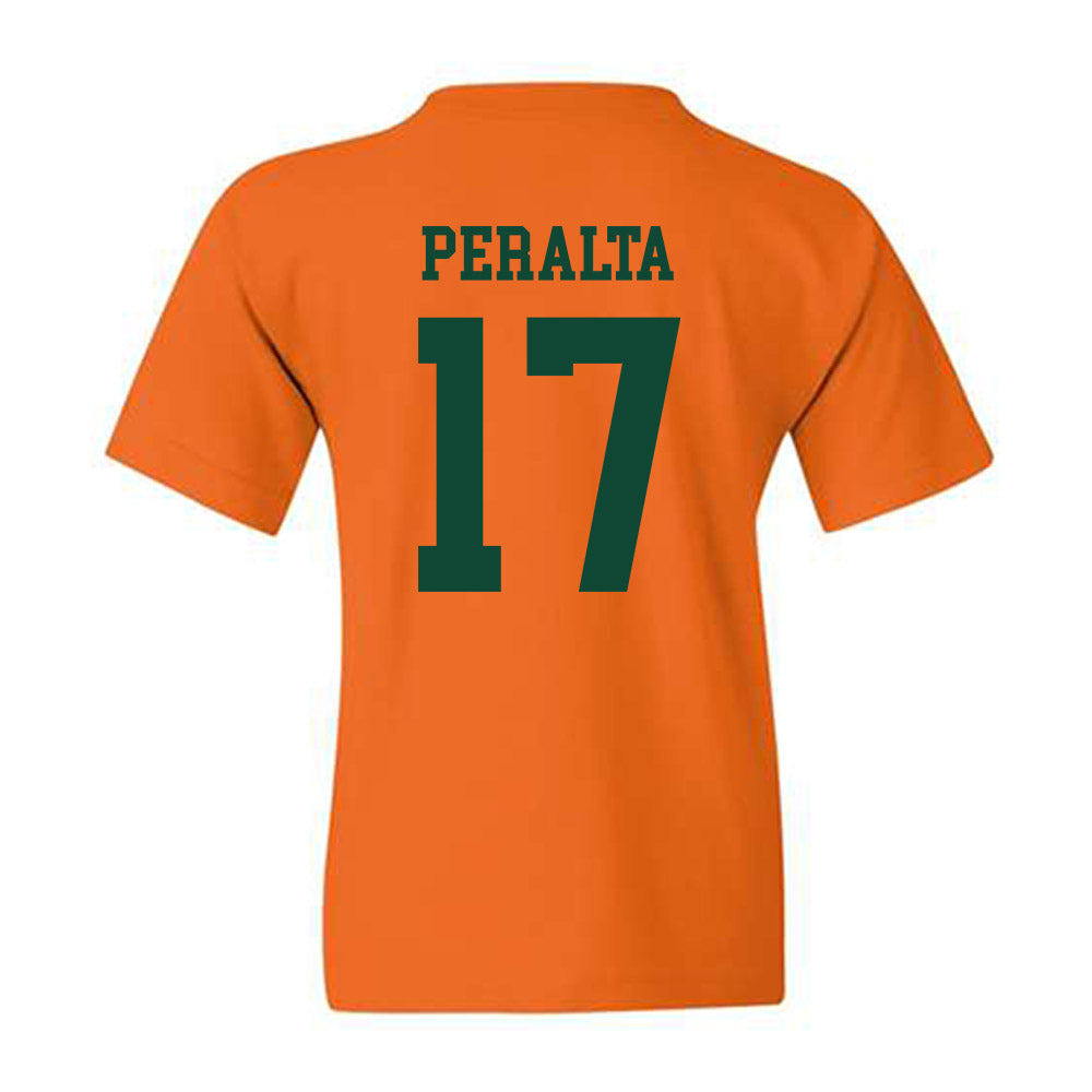 Miami - NCAA Baseball : Fabio Peralta - Classic Shersey Youth T-Shirt-1