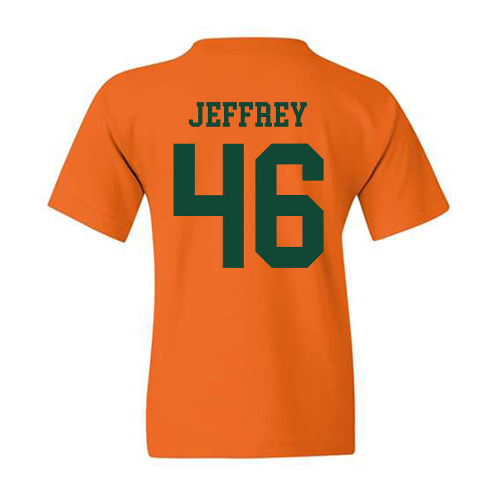 Miami - NCAA Baseball : Donavan Jeffrey - Classic Shersey Youth T-Shirt-1