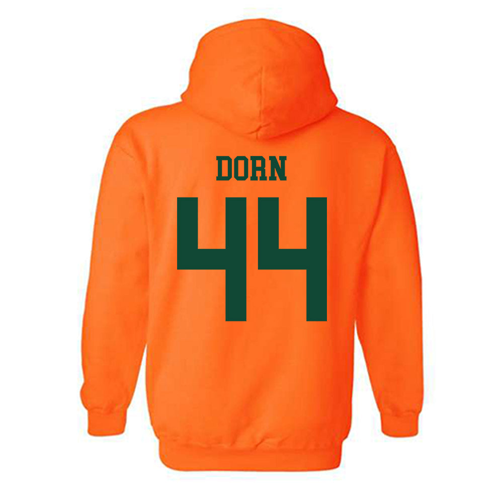 Miami - NCAA Baseball : Jake Dorn - Classic Shersey Hooded Sweatshirt-1