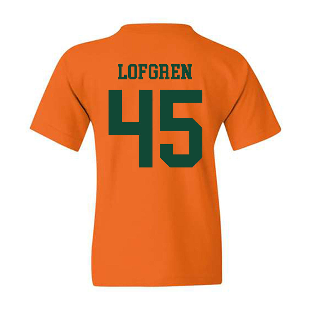 Miami - NCAA Baseball : Brixton Lofgren - Classic Shersey Youth T-Shirt-1