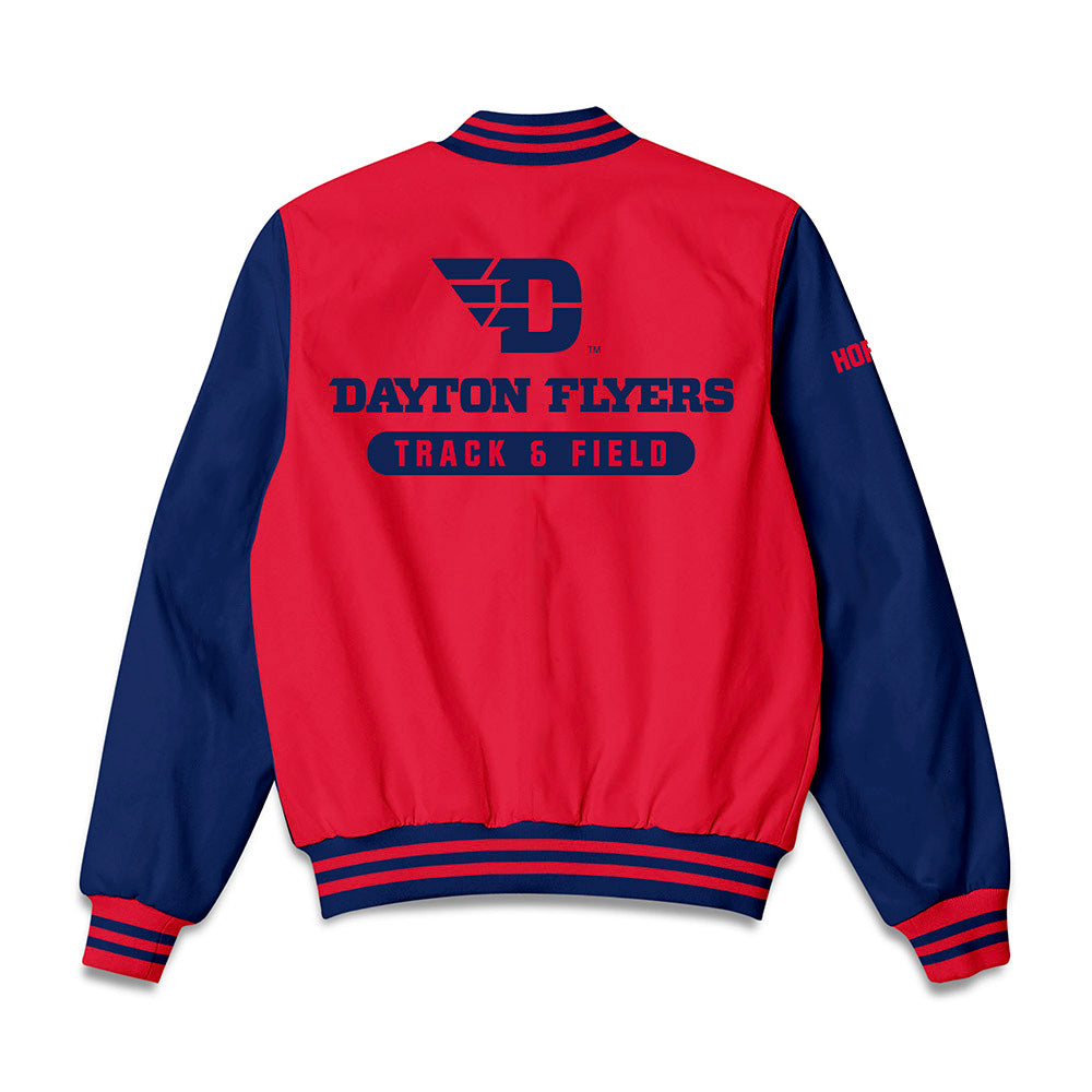 Dayton - NCAA Women's Track & Field : Maggie Hofner - Bomber Jacket-1