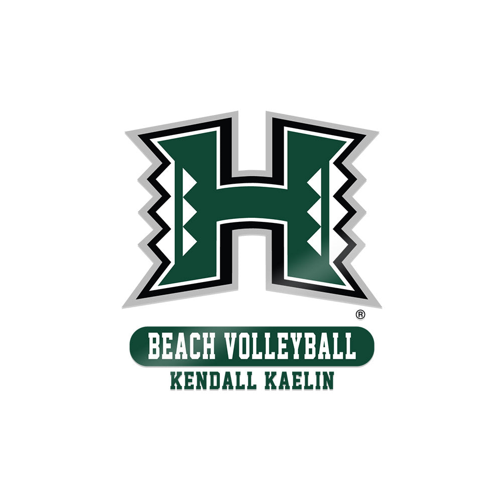 Hawaii - NCAA Beach Volleyball : Kendall Kaelin - Sticker-0