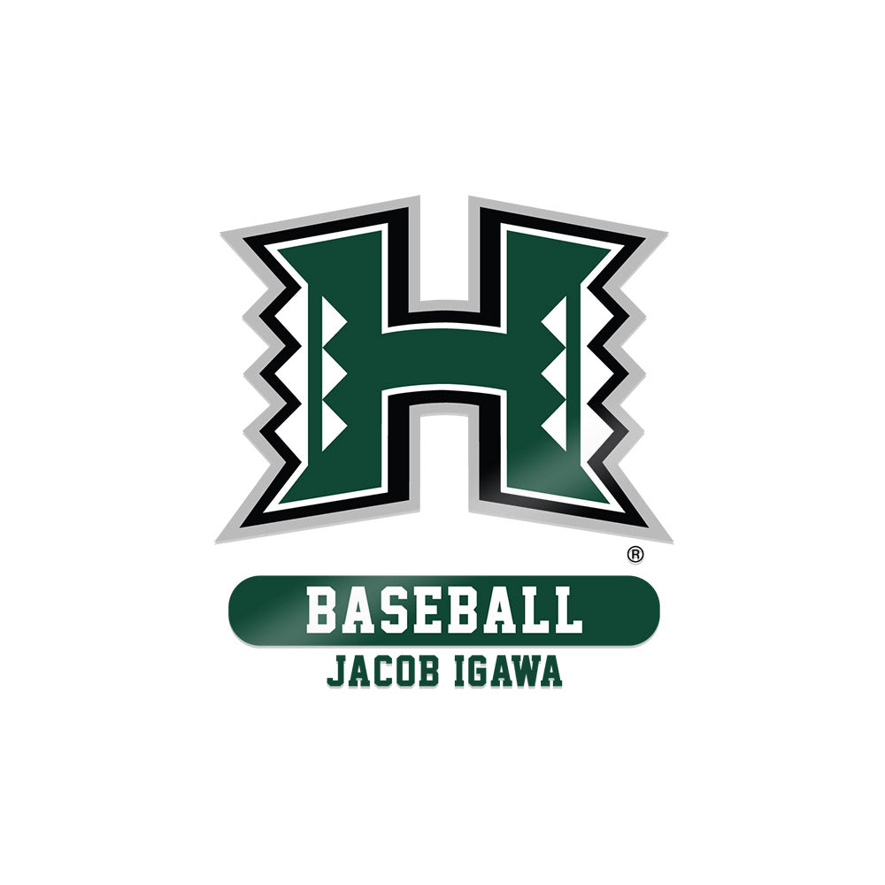 Hawaii - NCAA Baseball : Jacob Igawa - Sticker-0