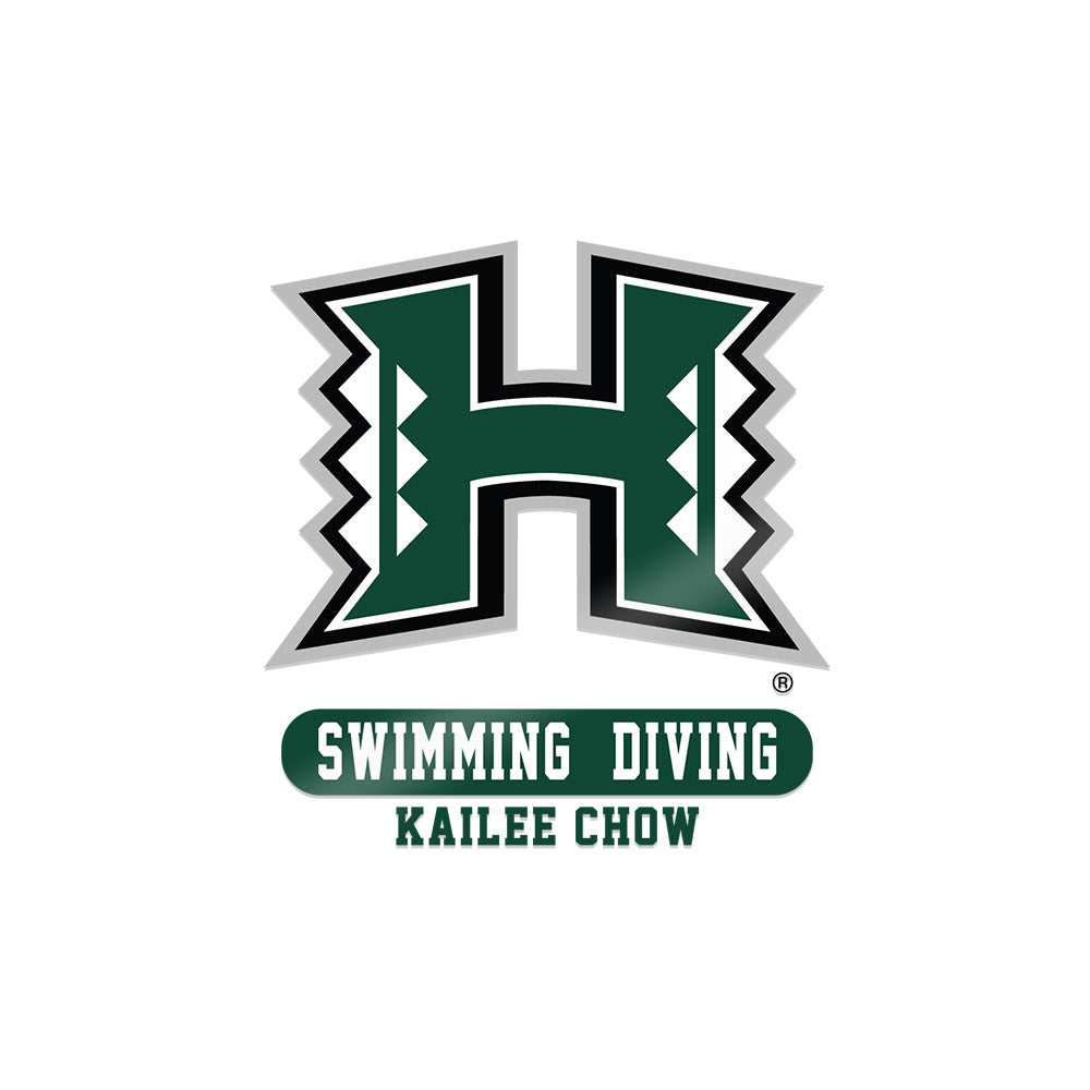 Hawaii - NCAA Women's Swimming & Diving : Kailee Chow - Sticker-0