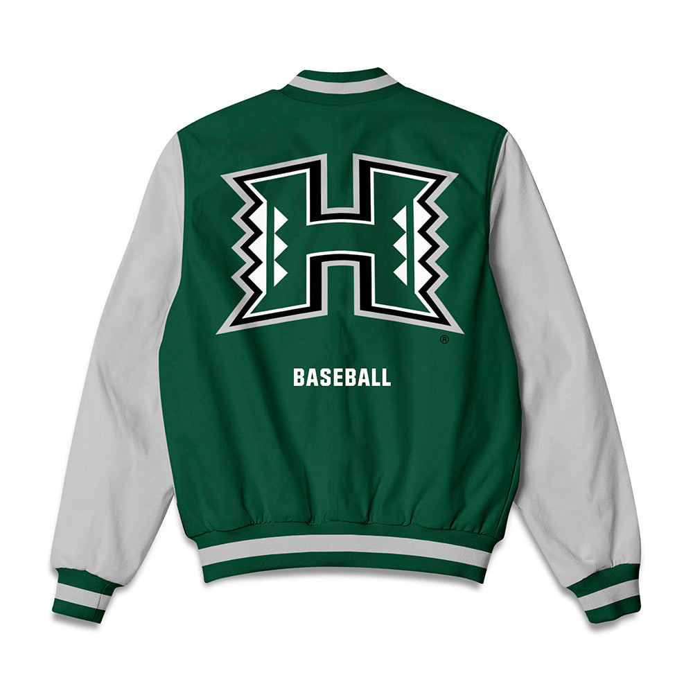 Hawaii - NCAA Baseball : Edgar Nakamura - Bomber Jacket-1