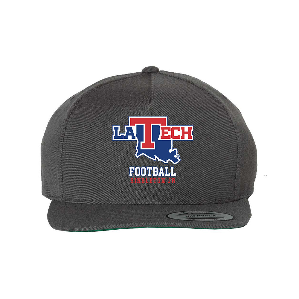 LA Tech - NCAA Football : Marques Singleton Jr - Snapback Hat-0