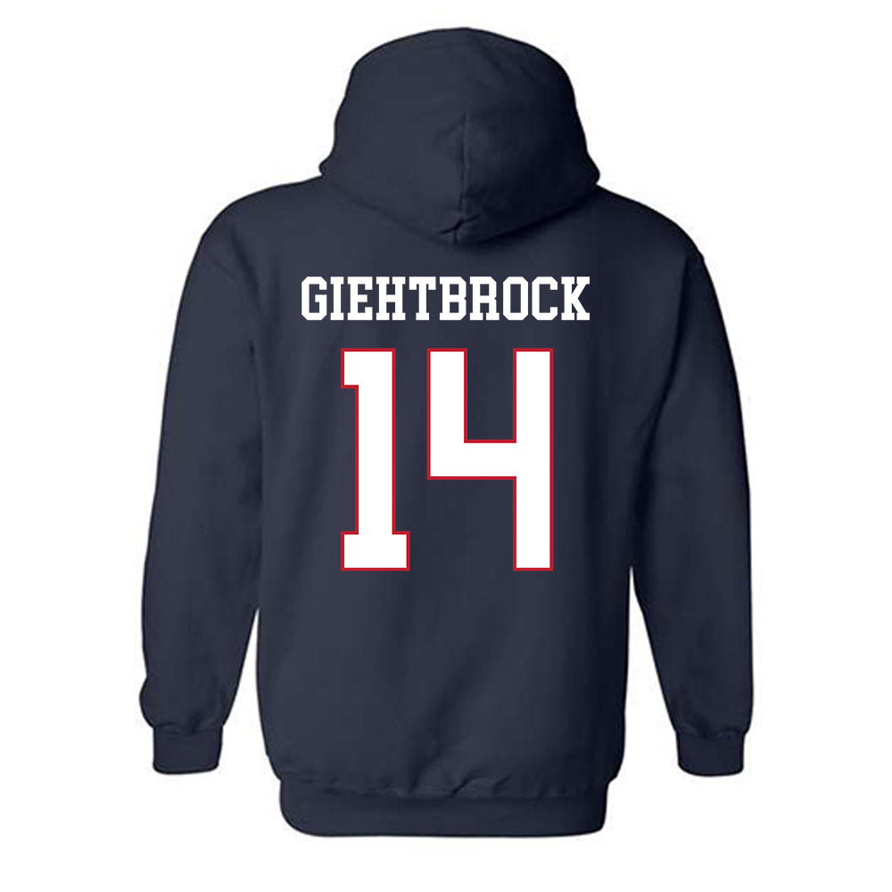 Arizona - NCAA Women's Volleyball : Chloe Giehtbrock - Sport Shersey Hooded Sweatshirt-1