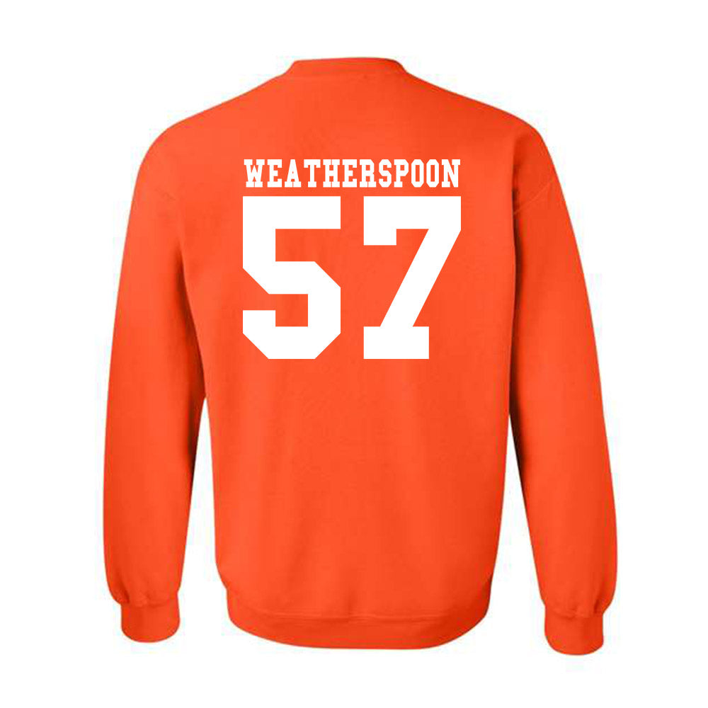 Syracuse - NCAA Football : Dametrius Weatherspoon - Classic Shersey Crewneck Sweatshirt-1