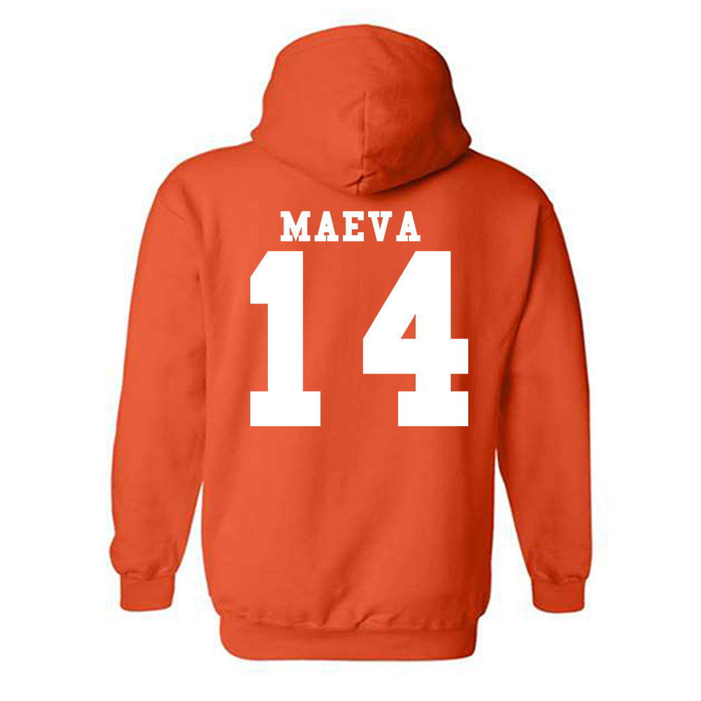 Syracuse - NCAA Women's Volleyball : Tehya Maeva - Classic Shersey Hooded Sweatshirt-1