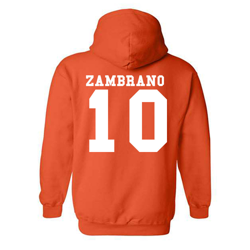 Syracuse - NCAA Men's Soccer : Carlos Zambrano - Classic Shersey Hooded Sweatshirt-1