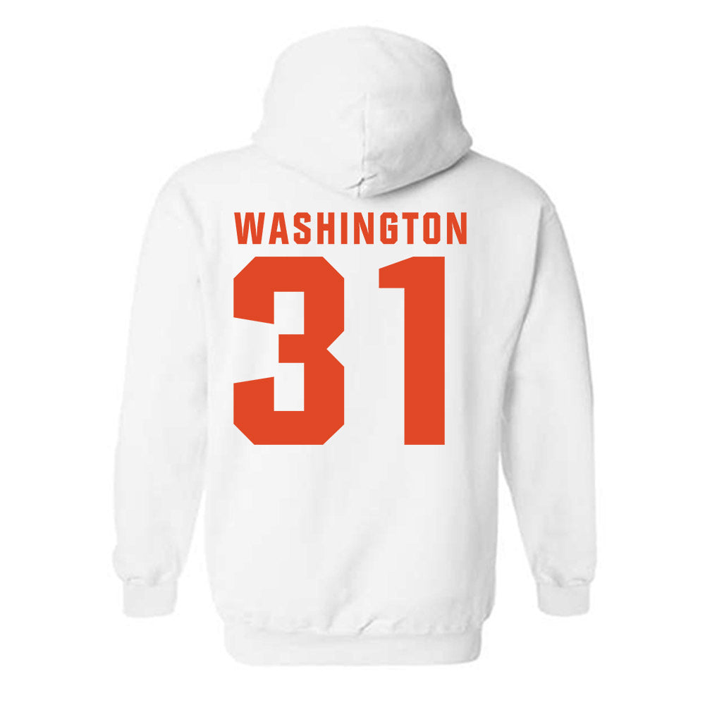 Syracuse - NCAA Football : Marcus Washington - Classic Shersey Hooded Sweatshirt