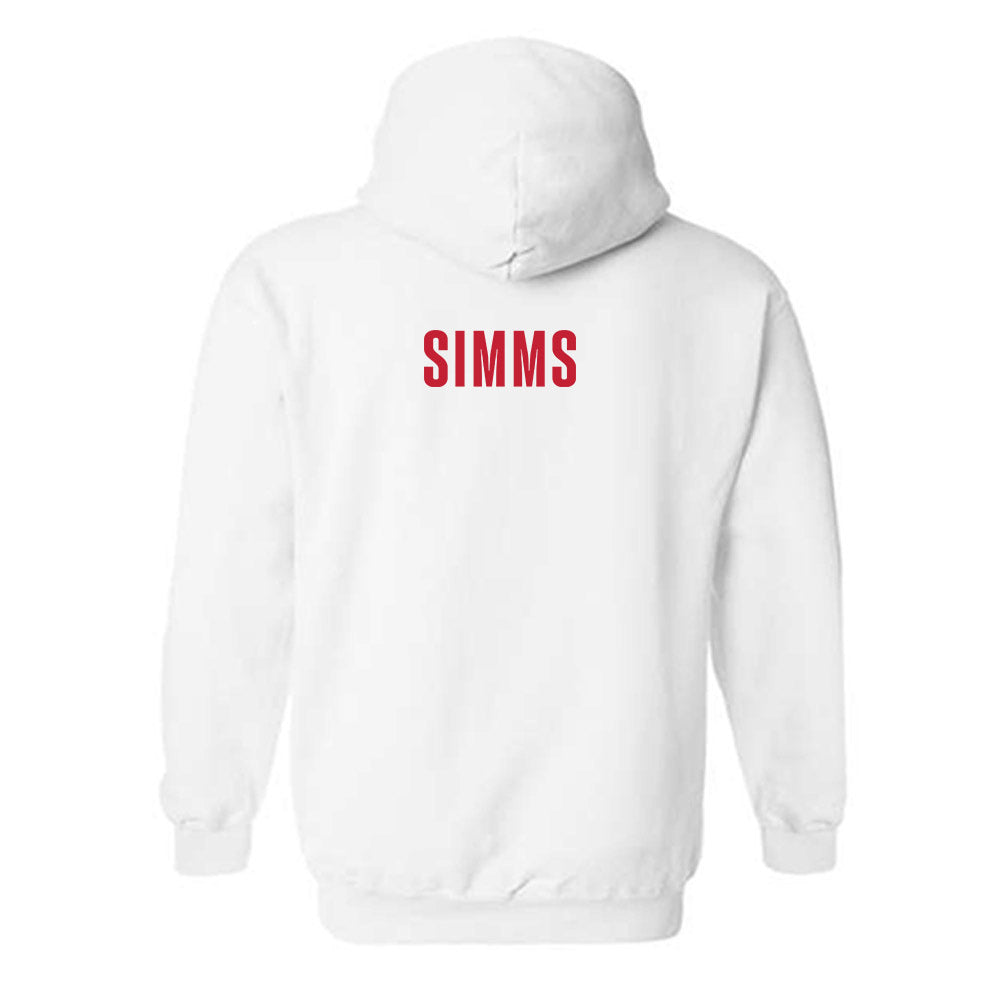 Georgia - NCAA Men's Track & Field : Jonathan Simms - Classic Shersey Hooded Sweatshirt-1