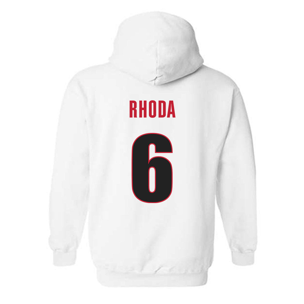 Georgia - NCAA Women's Volleyball : Adriana Rhoda - Classic Shersey Hooded Sweatshirt-1