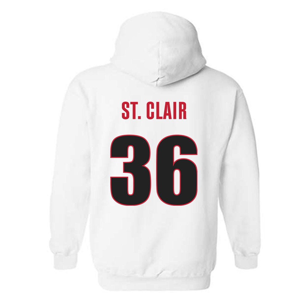 Georgia - NCAA Football : Jackson St. Clair - Classic Shersey Hooded Sweatshirt-1