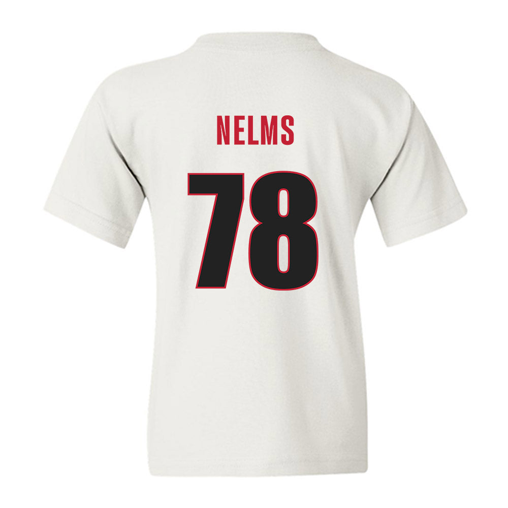 Georgia - NCAA Football : Tate Nelms - Classic Shersey Youth T-Shirt-1