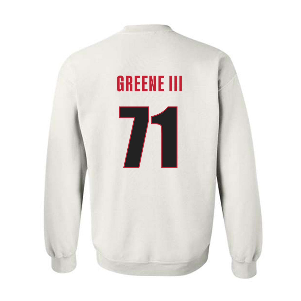 Georgia - NCAA Football : Earnest Greene III - Classic Shersey Crewneck Sweatshirt-1