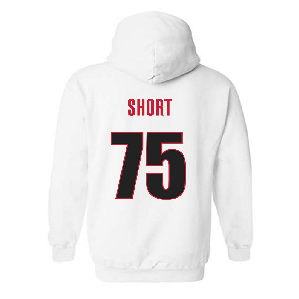 Georgia - NCAA Football : Mason Short - Classic Shersey Hooded Sweatshirt-1