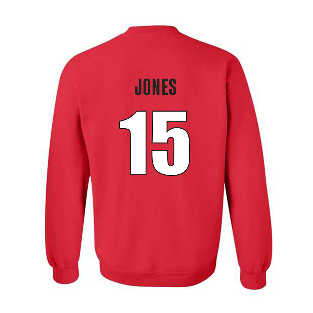 Georgia - NCAA Football : Demello Jones - Classic Shersey Crewneck Sweatshirt-1