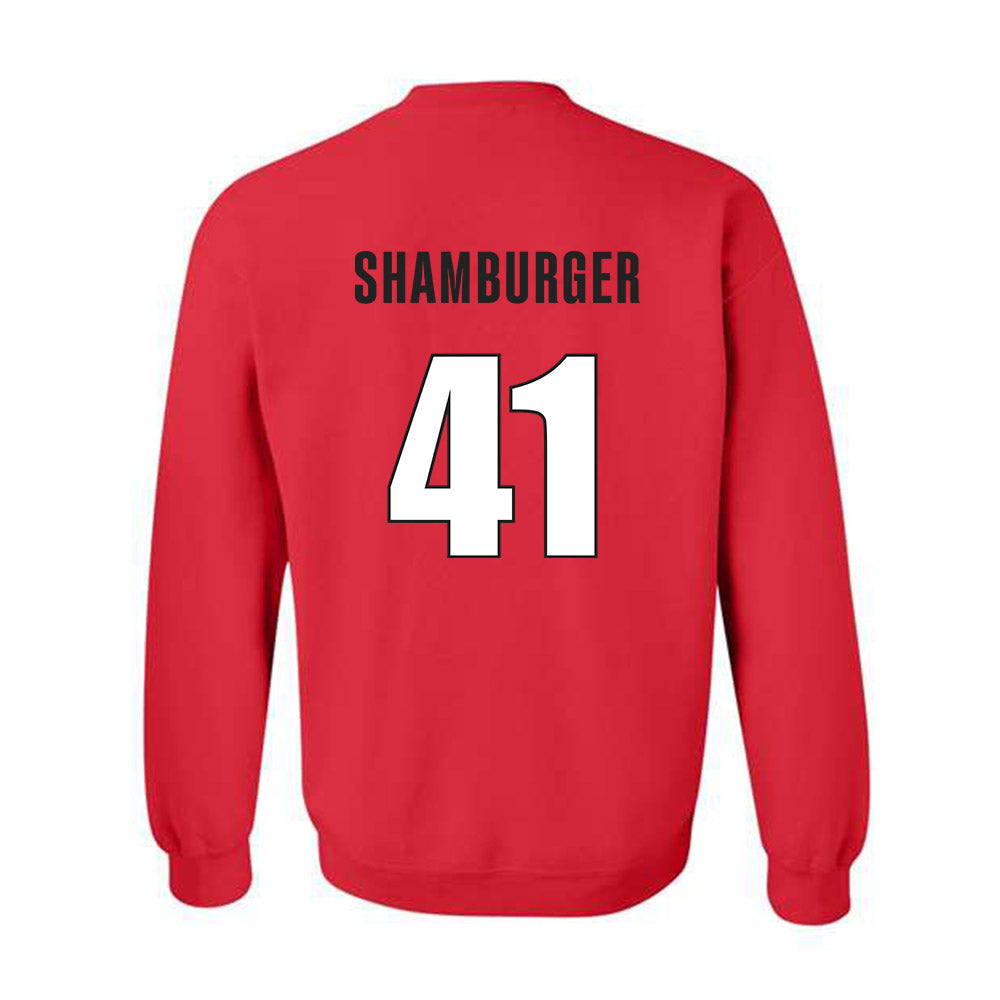 Georgia - NCAA Football : Denton Shamburger - Classic Shersey Crewneck Sweatshirt-1