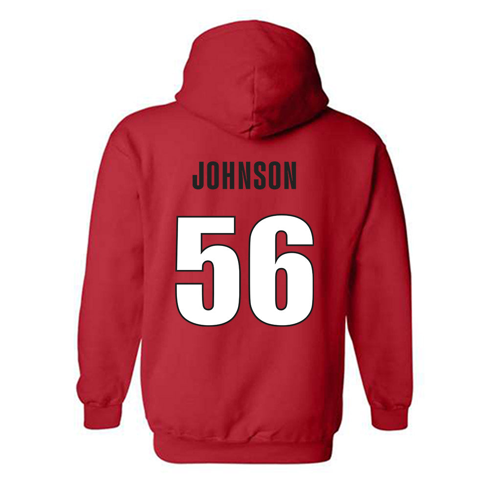 Georgia - NCAA Football : Nasir Johnson - Classic Shersey Hooded Sweatshirt-1