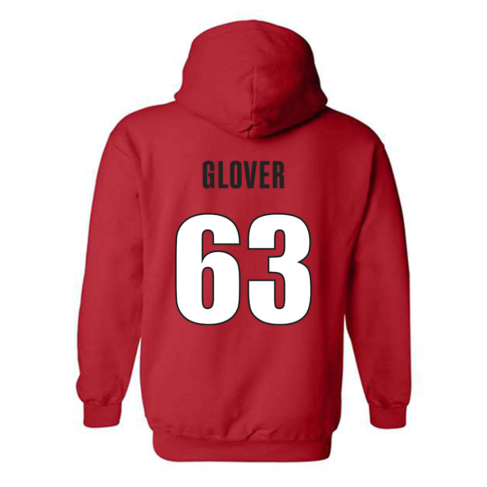 Georgia - NCAA Football : Dontrell Glover - Classic Shersey Hooded Sweatshirt-1