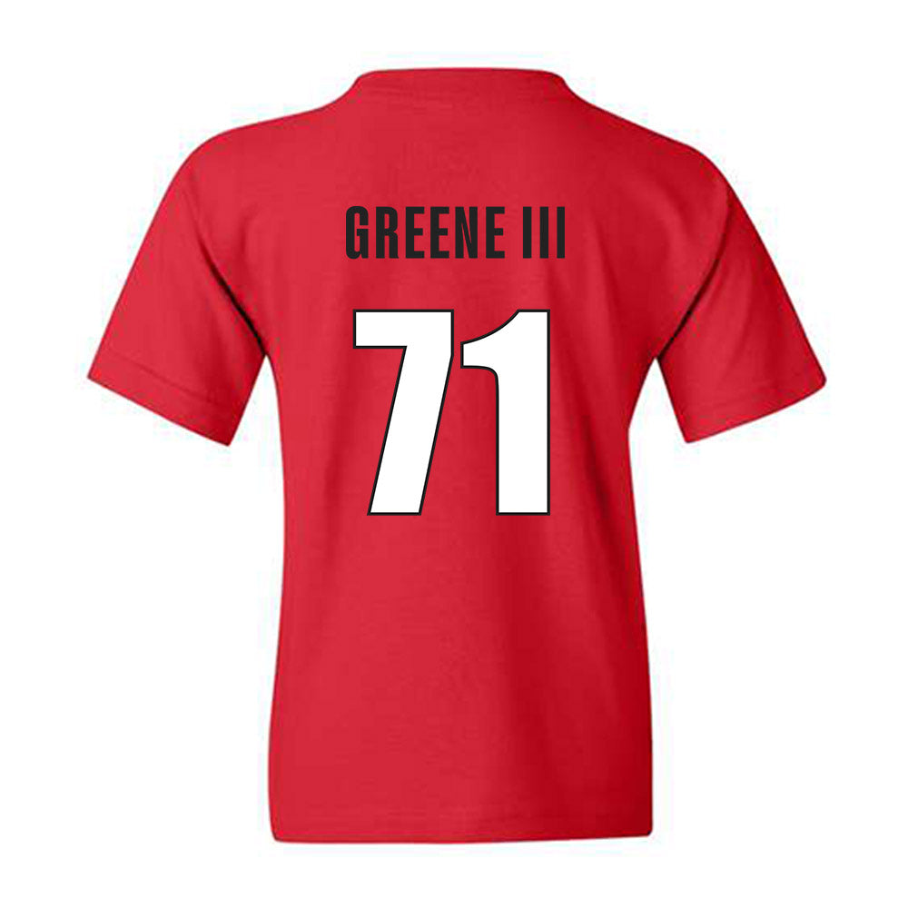 Georgia - NCAA Football : Earnest Greene III - Classic Shersey Youth T-Shirt-1