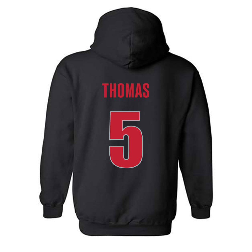Georgia - NCAA Football : Noah Thomas - Classic Shersey Hooded Sweatshirt-1