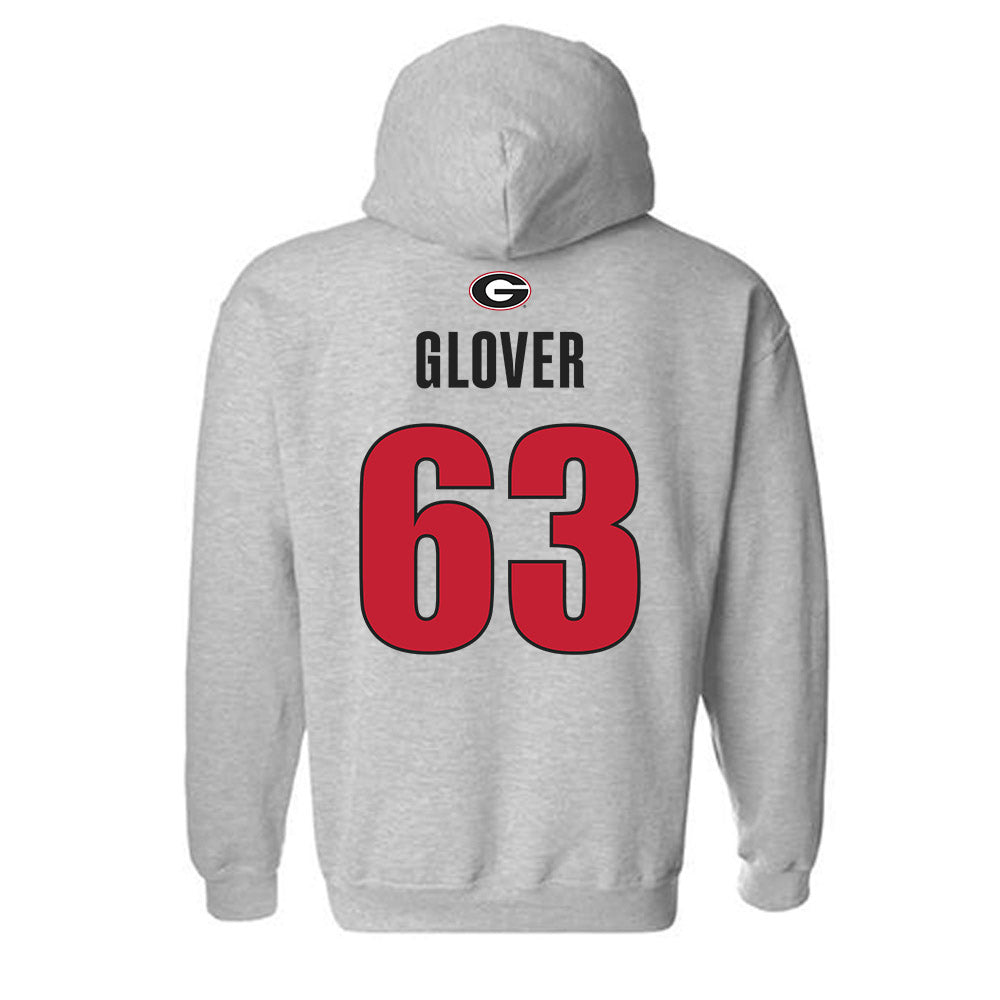 Georgia - NCAA Football : Dontrell Glover - Classic Shersey Hooded Sweatshirt-1