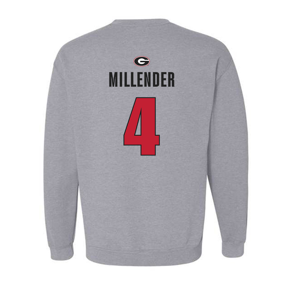 Georgia - NCAA Men's Basketball : Smurf Millender - Classic Shersey Crewneck Sweatshirt-1