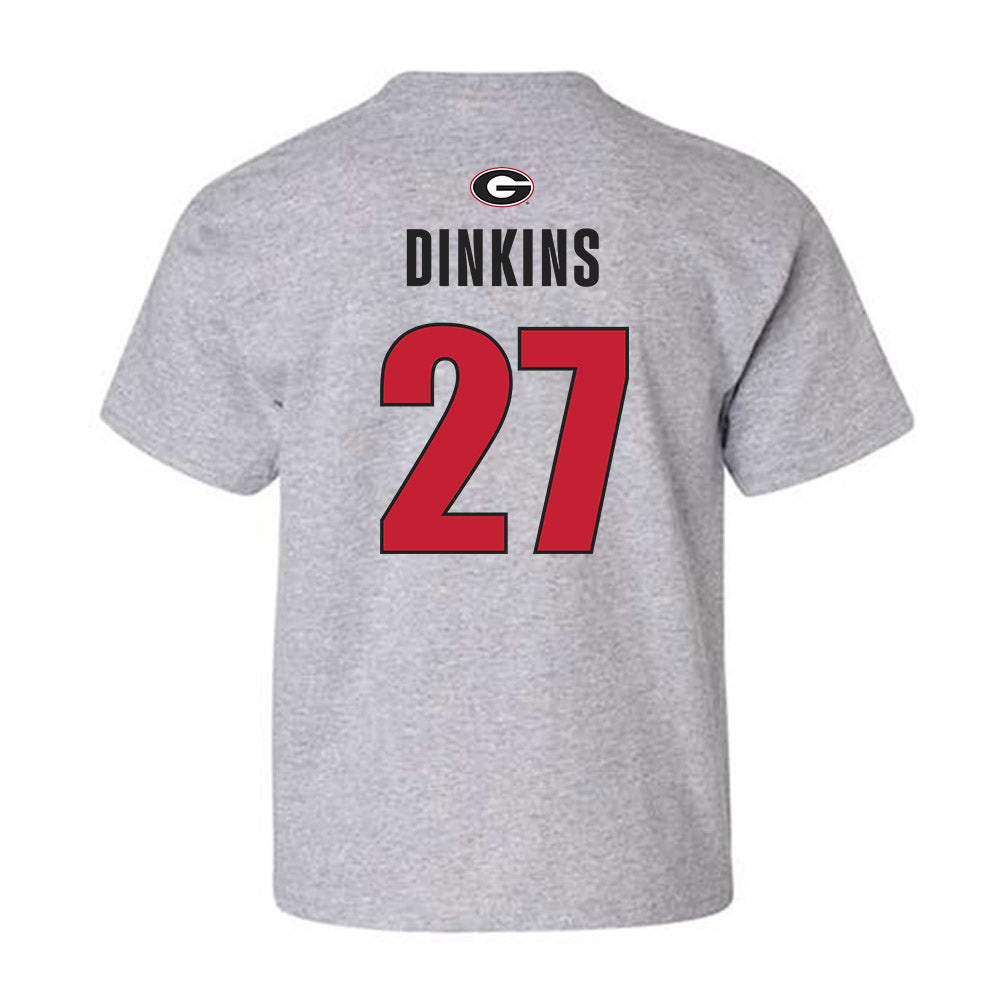 Georgia - NCAA Football : Rasean Dinkins - Classic Shersey Youth T-Shirt-1