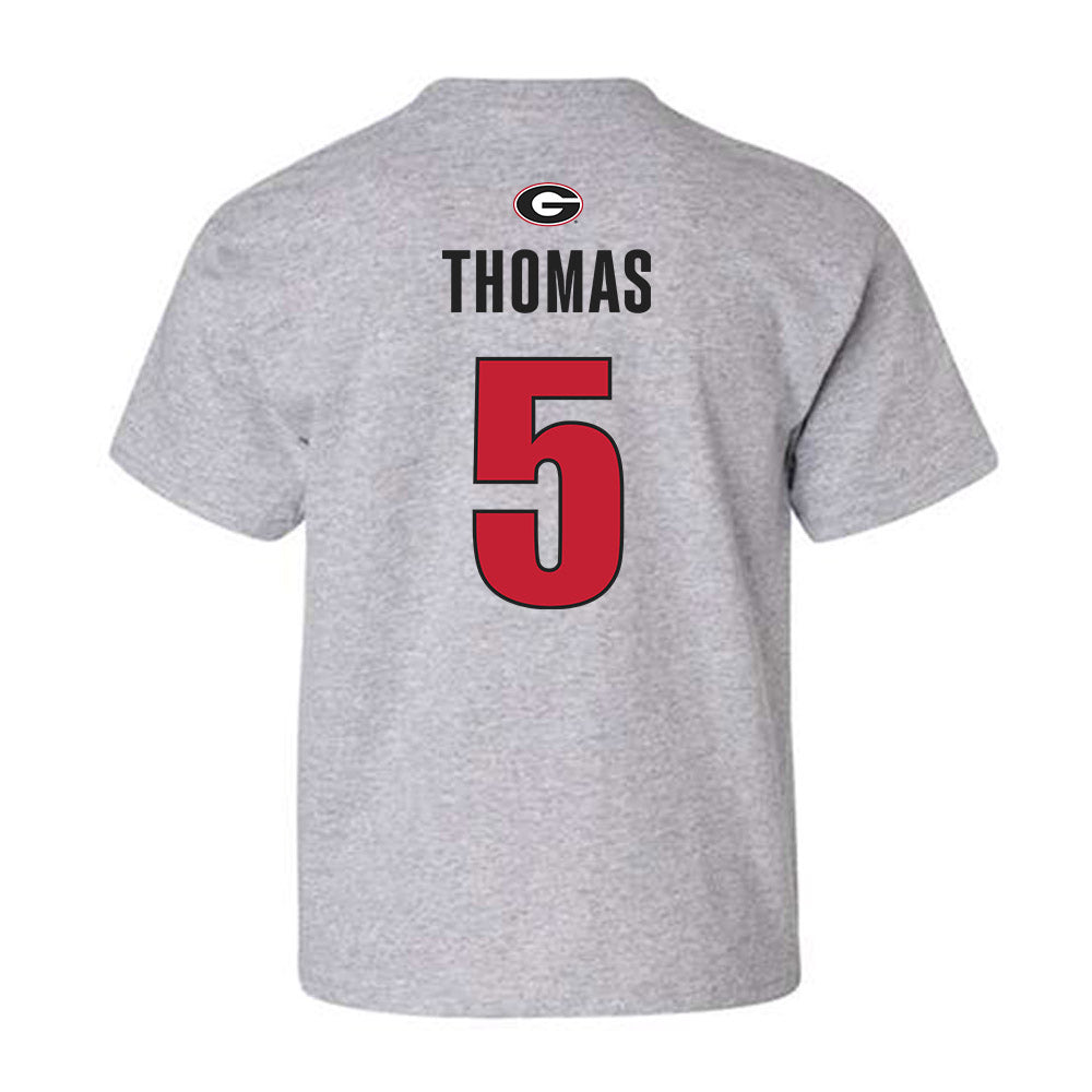 Georgia - NCAA Football : Noah Thomas - Classic Shersey Youth T-Shirt-1