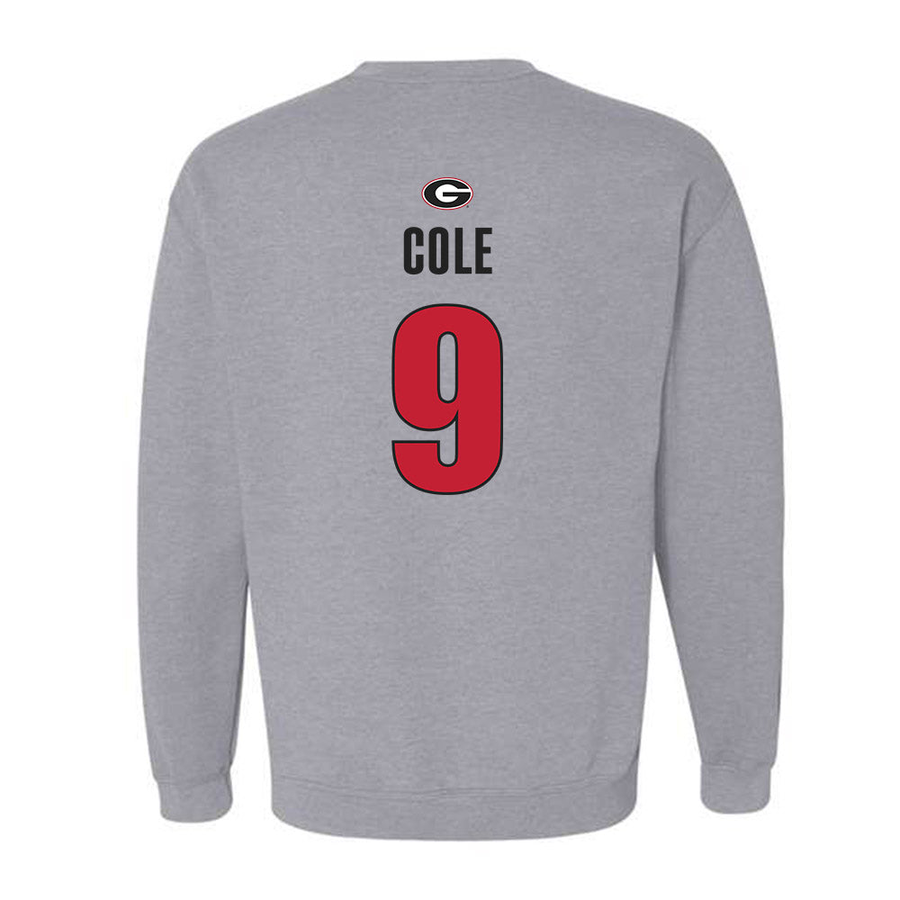 Georgia - NCAA Football : Chris Cole - Classic Shersey Crewneck Sweatshirt-1
