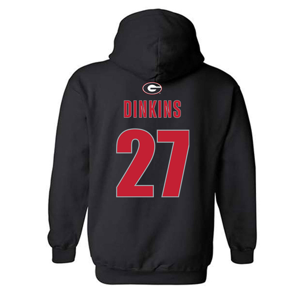 Georgia - NCAA Football : Rasean Dinkins - Classic Shersey Hooded Sweatshirt-1