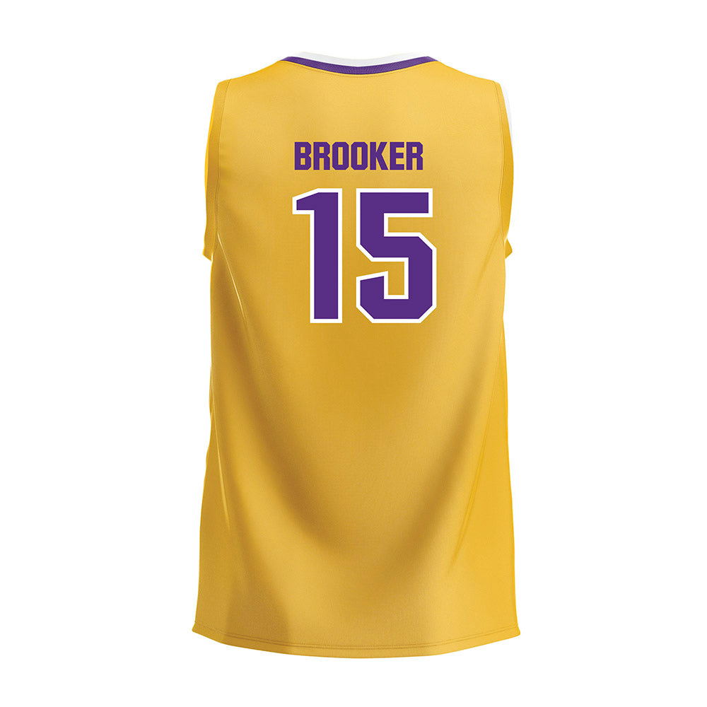 LSU - NCAA Women's Volleyball : Lauren Brooker - Gold Volleyball Jersey-1