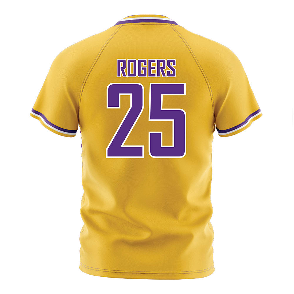 LSU - NCAA Women's Soccer : Senai Rogers - Gold Soccer Jersey-1