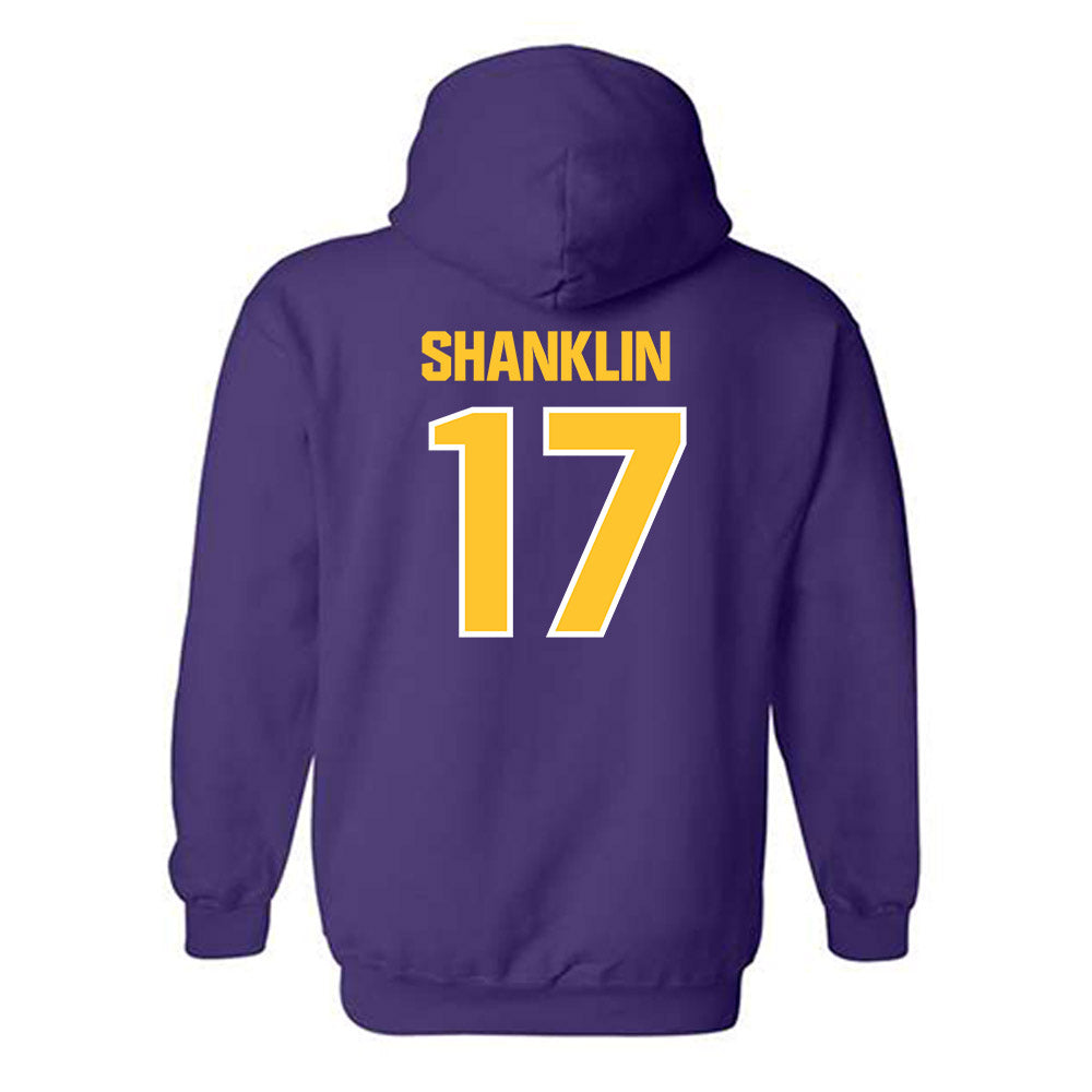 LSU - NCAA Football : Damien Shanklin - Sports Shersey Hooded Sweatshirt-1