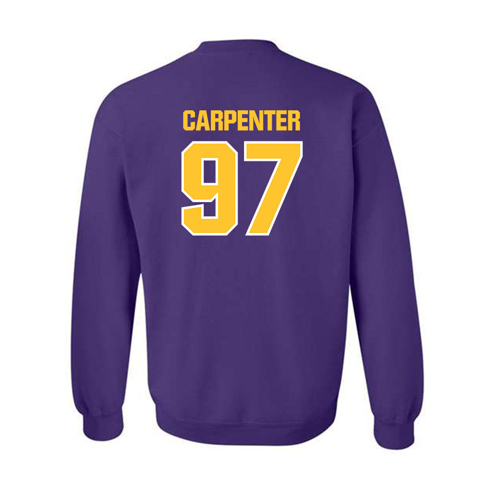 LSU - NCAA Football : Dylan Carpenter - Sports Shersey Crewneck Sweatshirt-1
