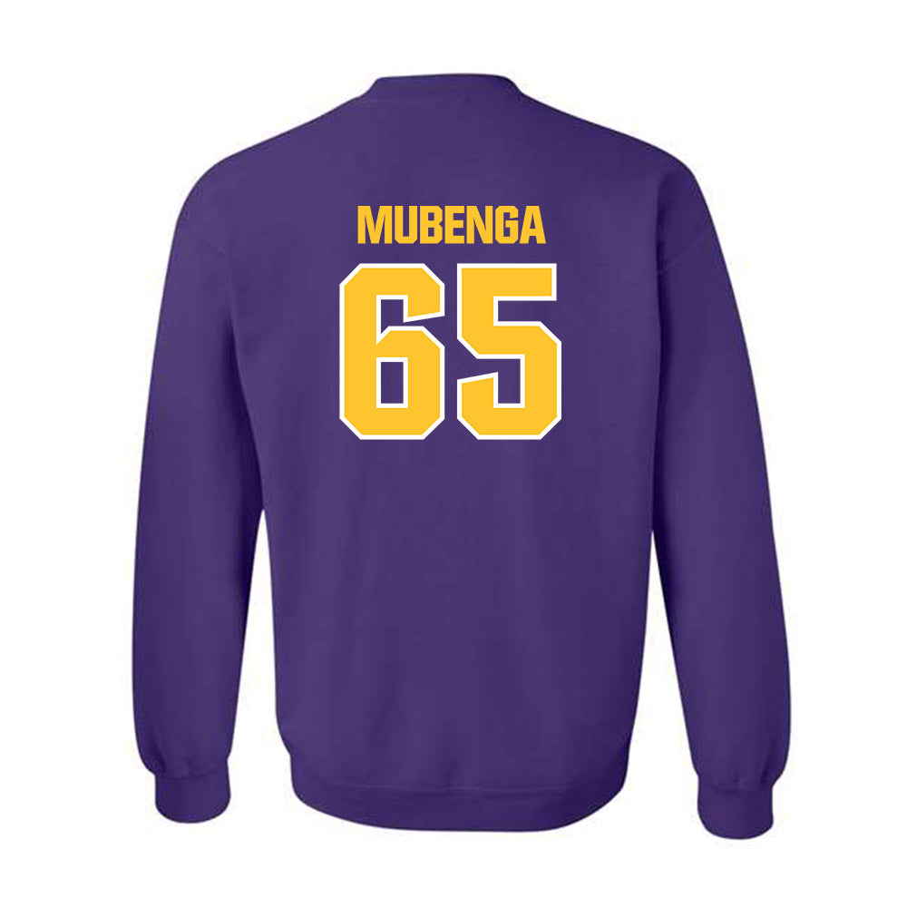 LSU - NCAA Football : Paul Mubenga - Sports Shersey Crewneck Sweatshirt-1