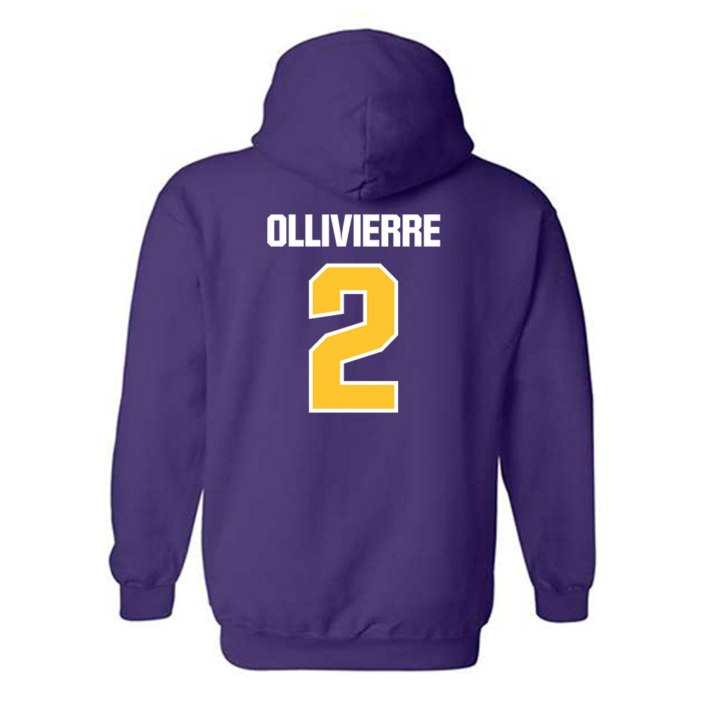 LSU - NCAA Women's Soccer : Jocelyn Ollivierre - Sports Shersey Hooded Sweatshirt-1