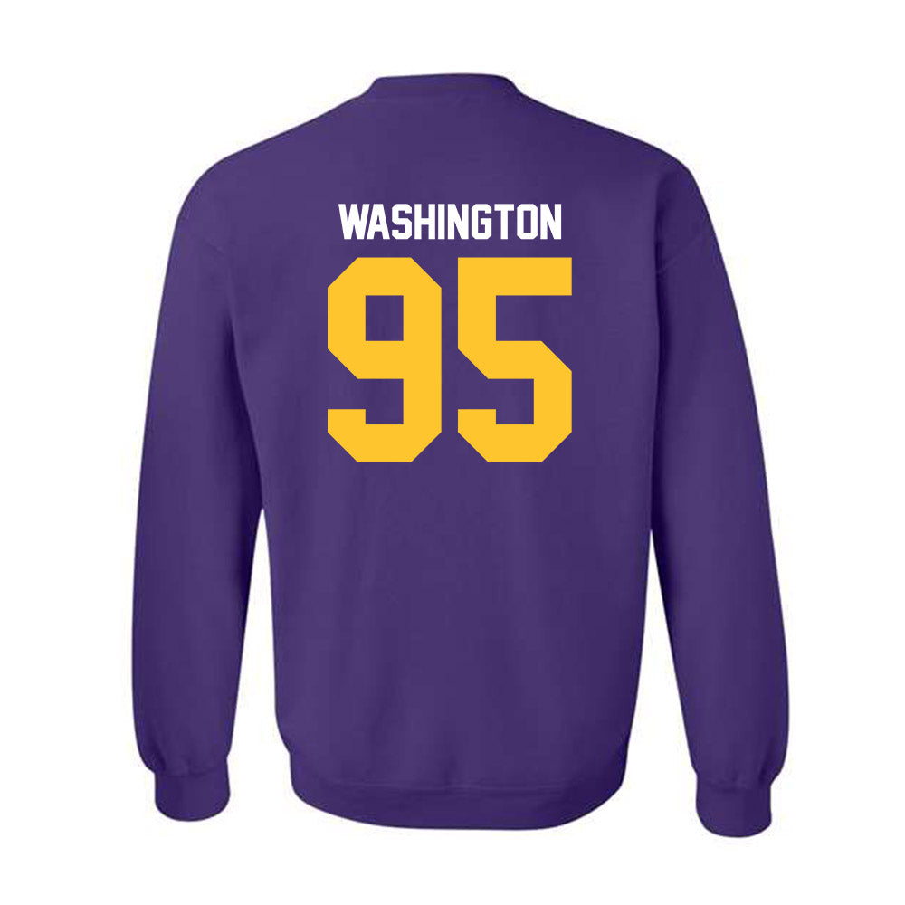 LSU - NCAA Football : Shone Washington - Classic Shersey Crewneck Sweatshirt-1