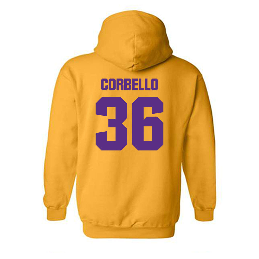 LSU - NCAA Football : Aidan Corbello - Classic Shersey Hooded Sweatshirt