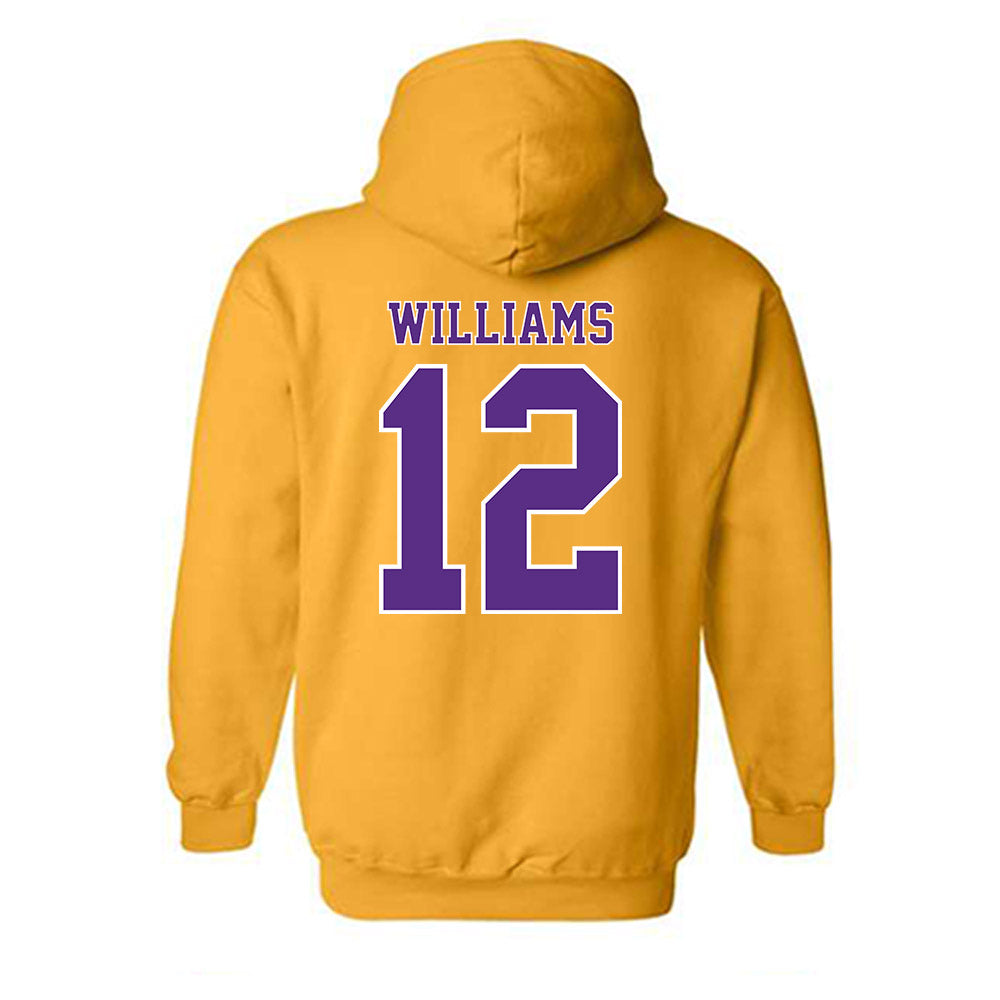 LSU - NCAA Women's Basketball : Mikaylah Williams - Classic Shersey Hooded Sweatshirt-1