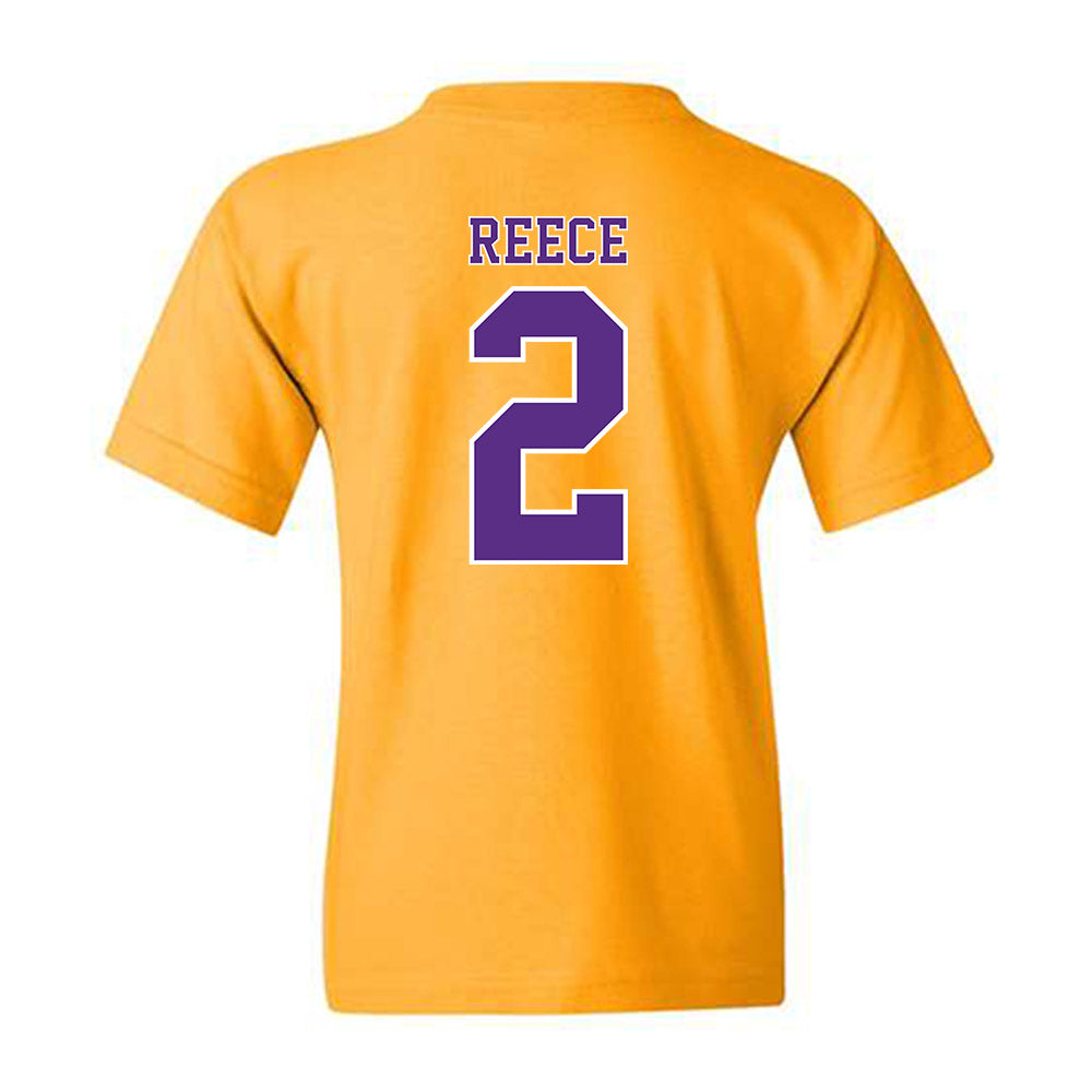 LSU - NCAA Men's Basketball : Jalen Reece - Classic Shersey Youth T-Shirt-1