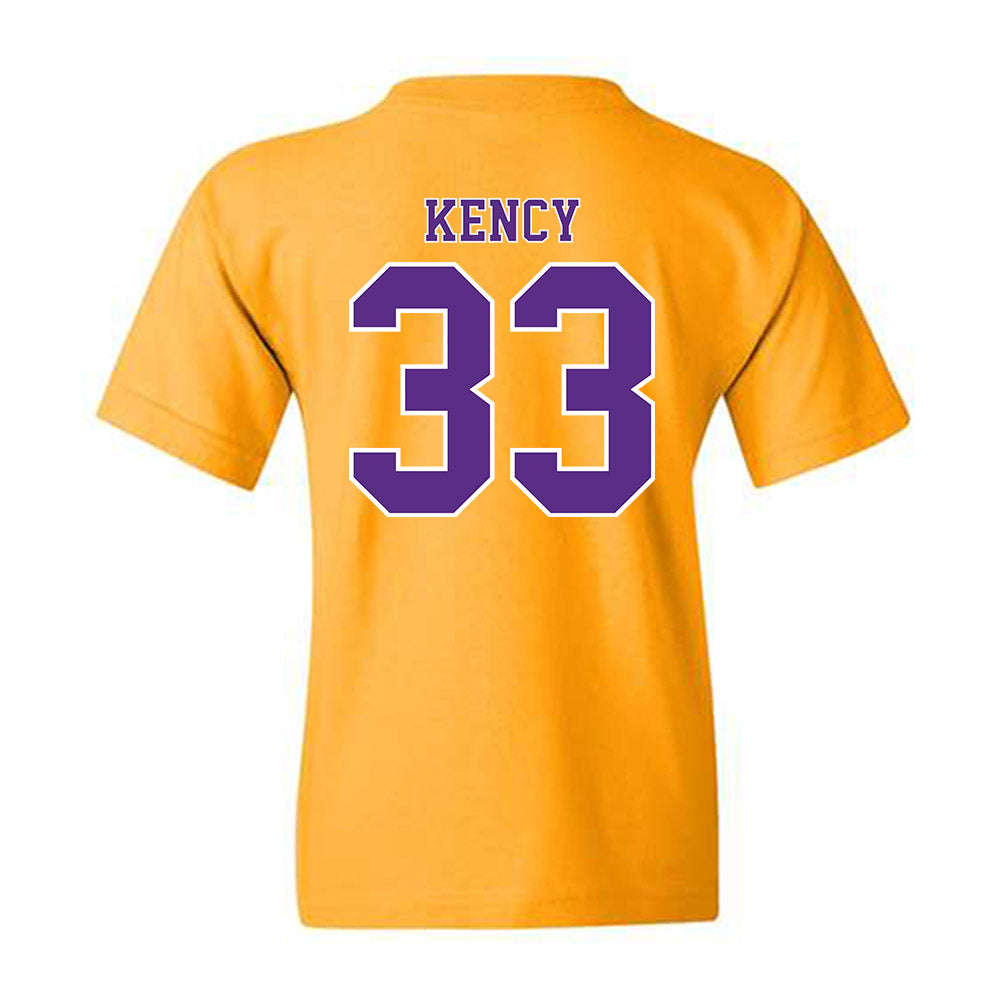 LSU - NCAA Football : David Kency - Classic Shersey Youth T-Shirt-1