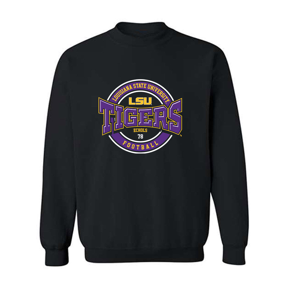LSU - NCAA Football : Coen Echols - Classic Fashion Shersey Crewneck Sweatshirt-0