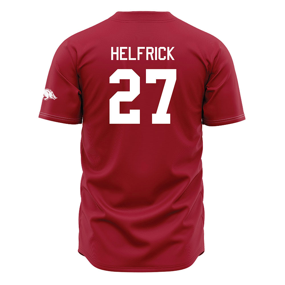 Arkansas - NCAA Baseball : Ryder Helfrick - Jersey