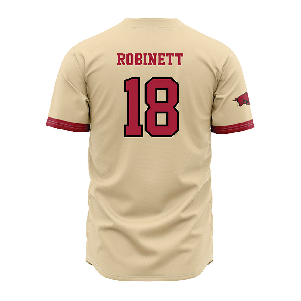 Arkansas - NCAA Baseball : Reese Robinett - Jersey