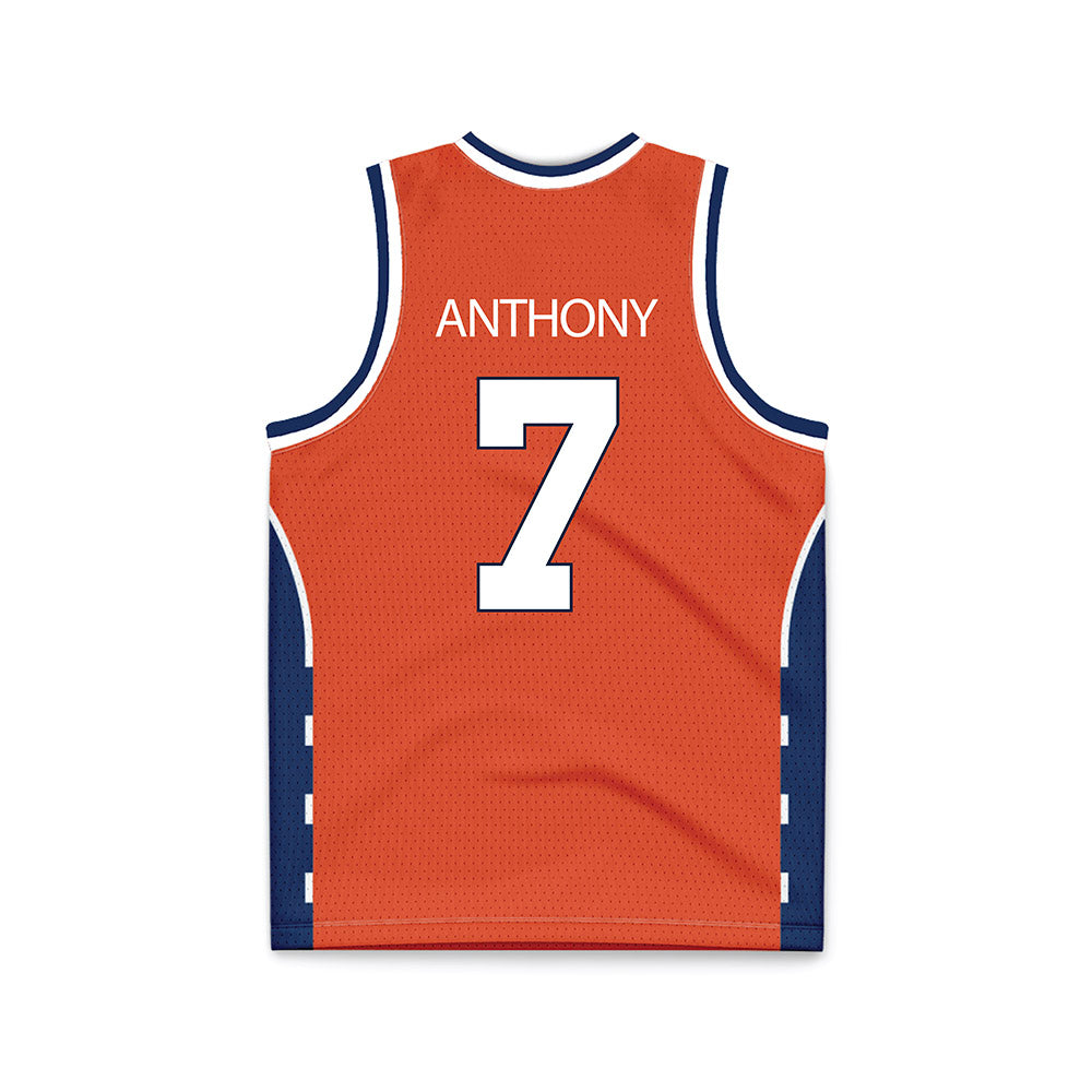 Syracuse - NCAA Men's Basketball : Kiyan Anthony - Orange Basketball Jersey-1