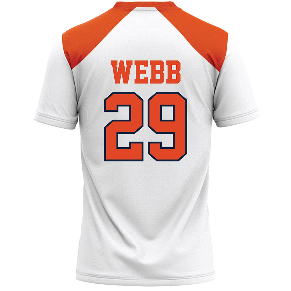 Syracuse - NCAA Women's Lacrosse : Cecelia Webb - White Lacrosse Jersey -1